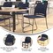 Flash Furniture Navy Plastic Stack Chair with Steel Sled Base RUT-NC499A-NAVY-GG - alternate 2